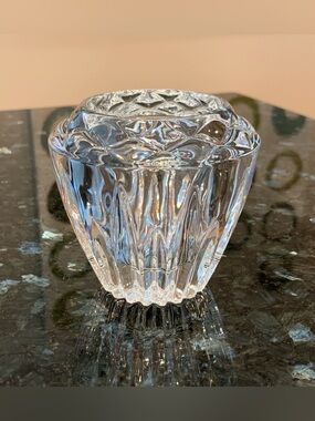 Vintage Princess House Highlights 24% Lead Crystal Votive Candle Holder #872